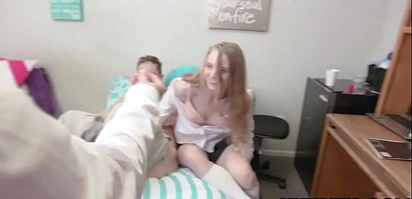  Dormitory dickdown POV style with virgin teen chicks